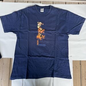 Vintage Retro Disney Store XL Navy Tigger Bounce Graphic Tee